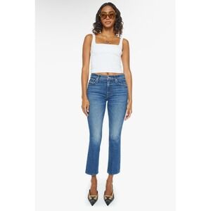 Mother The Insider Ankle Jeans Womens 26 Blue Mid Rise Slim Stretch Denim